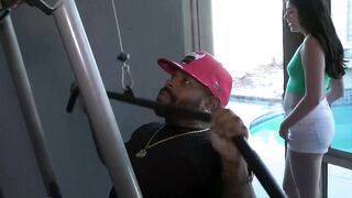 Petite Miranda Miller seduces BBC into ramming her wet pussy