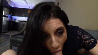 Luscious stepmom Silvia Saige sucks and fucks POV style