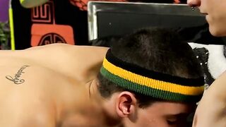 RawTwinkys.com - Before getting fucked hard he gets his little feet worshiped by his