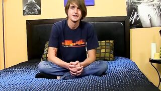 BoyObsession.com - 20yo twink's nice cock wanking till cum explosion