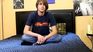 BoyObsession.com - 20yo twink's nice cock wanking till cum explosion
