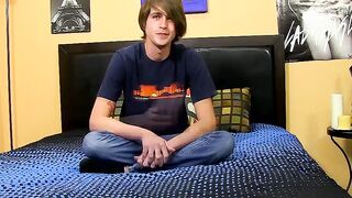 BoyObsession.com - 20yo twink's nice cock wanking till cum explosion