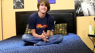 BoyObsession.com - 20yo twink's nice cock wanking till cum explosion