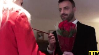 UKSubSluts.com - Horny nymphomaniac Valentina's large cock pussy fill and delight
