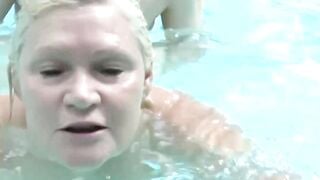 MatureLacey.com - UK GILF's big tits play with two younger babes and a creampie