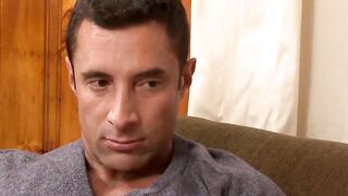 MaleIcons.com - Muscle hairy daddy Nick Capra's anal conquest of cute twink Armond Ri
