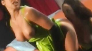 PussyCatsLatex.com - Gas masked submissive's spanked and dominated scene