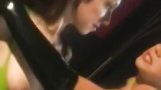 PussyCatsLatex.com - Gas masked submissive's spanked and dominated scene