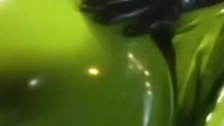 PussyCatsLatex.com - Gas masked submissive's spanked and dominated scene
