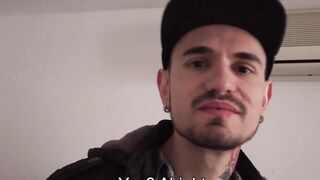 Horny stud Gael grabs inked Kendros huge boner and eats it like dessert