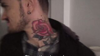 Horny stud Gael grabs inked Kendros huge boner and eats it like dessert