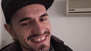 Horny stud Gael grabs inked Kendros huge boner and eats it like dessert