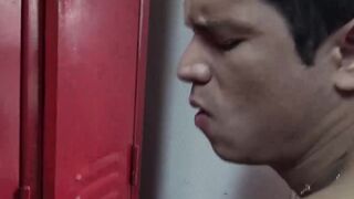 Appealing boy Radison gets plowed savagely in his virgin asshole