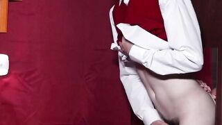 FatherXXX.com - Bishop's confession turns into a wild holy fuck fest