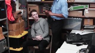 Petite twink Shoplifter Swallows Hard fucker Officers BBC Hoe 2