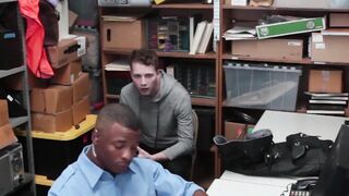 Petite twink Shoplifter Swallows Hard fucker Officers BBC Hoe 2