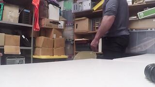 Chubby shoplifter Gets Banged Hard by BBC security officer Hoe 2