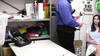 ShopliftersPunished.com - Melanie Marie's deep drilling by officer Jack Vegas