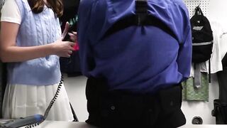 ShopliftersPunished.com - Melanie Marie's deep drilling by officer Jack Vegas