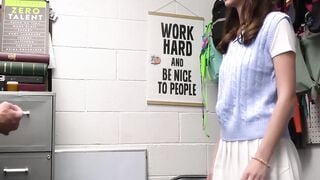 ShopliftersPunished.com - Melanie Marie's deep drilling by officer Jack Vegas