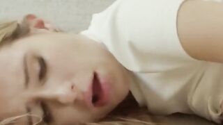 JoymiiXXX.com - Blonde bombshell Sweet takes Frankie G's cock deep in doggystyle