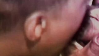 RetroDudes.com - Dwight Antoine sucks a big dick until it explodes with cum in his mo