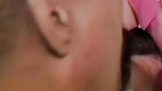 RetroDudes.com - Dwight Antoine sucks a big dick until it explodes with cum in his mo