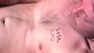 MenWorkinXXX.com - Amateur Darryll masturbates and sucks a massive hard cock