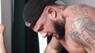 HETEROFLEXIBLE - Heterosexual Buddies Crush Daddy & Ethan Chase Argue About Who Has The Enormous Penis