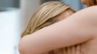 ADULT TIME - Lucky Lilly Bell Gets Oily Full Body Dyke Grind From Her Crush Madison Morgan