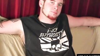 RealAltGuys.com - Lusty redhead homosexual punk plays with his hairy cock and shoots