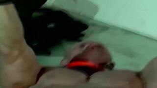 MuscleJockBound.com - Handsome jock's post-gym bondage session with ropes, chains, an
