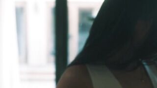 VIRGIN TABOO Thin Pervert Voyeur Lulu Chu Is Caught Masturbating While Peeking At DILF Next Door