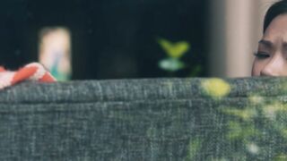 VIRGIN TABOO Thin Pervert Voyeur Lulu Chu Is Caught Masturbating While Peeking At DILF Next Door