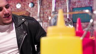 ADULT TIME - Slutty Waitress Anna Claire Clouds Forgot Her Underwear And Get DICKED DOWN AT WORK!