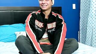 BoyObsession.com - Naughty twink's hard dick jerk off and ass dildoing fun