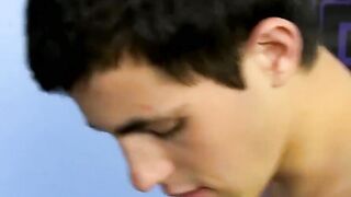 BoyObsession.com - Cute skinny twinks' mutual hard dick blowing session