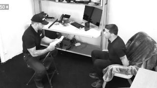 Hot tattooed guard Jeremiah Cruze creampied in the ass by troublemaker Ty Roderick Hoe 2