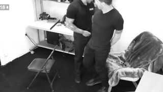 Hot tattooed guard Jeremiah Cruze creampied in the ass by troublemaker Ty Roderick Hoe 2