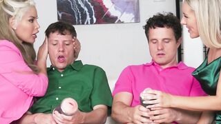 Stepsons Robby Echo and Rion King got their wet dreams come true