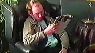 MenWorkinXXX.com - Mature hairy Gene jerks his hard prick while home alone