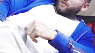 Ripped horny dude Skyy Knox fucks in the forest with his straight friend