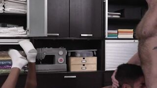 Cain Marko stretches Milo Miles tight asshole