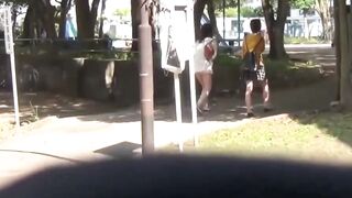 NipponPissTV.com - Japanese ladies taped pissing in public bathroom openly