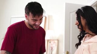 NURU STROKES - Adorable Black Ameena Green Has A Unique Slippery Gift For Her Bf