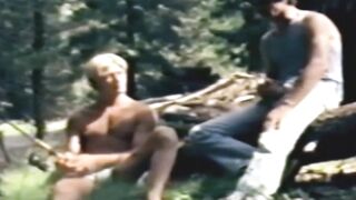 RetroDudes.com - Retro cock sucker blows friends and takes dick in his ass