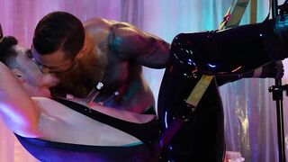 Submissive Devin Franco fingered by hunk dom Drew Valentino