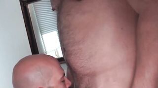 BarePigs.com - Inked hairy chests collide in fierce bareback session