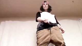 Str8Thugs.com - Straight thug Sean Johansen's big dick wanking session in solo play