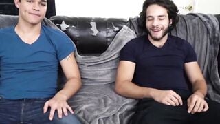 LecheLatinos.com - Jock sucks off a hung top before a straight bareback fuck and faci